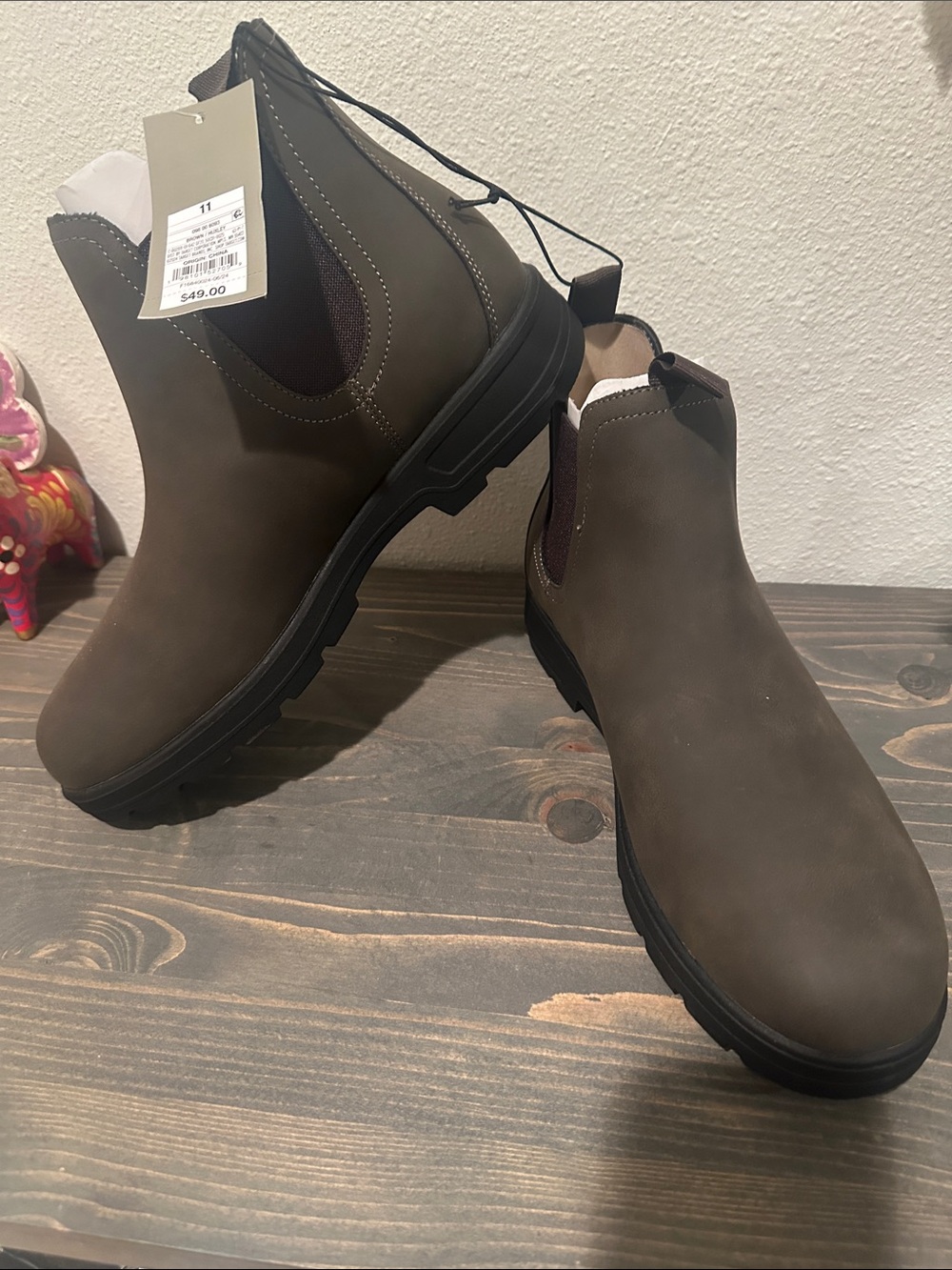 Men's Dark Brown Chelsea Boots - Slip-On Comfort